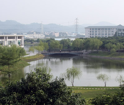 Lake and Footbridge